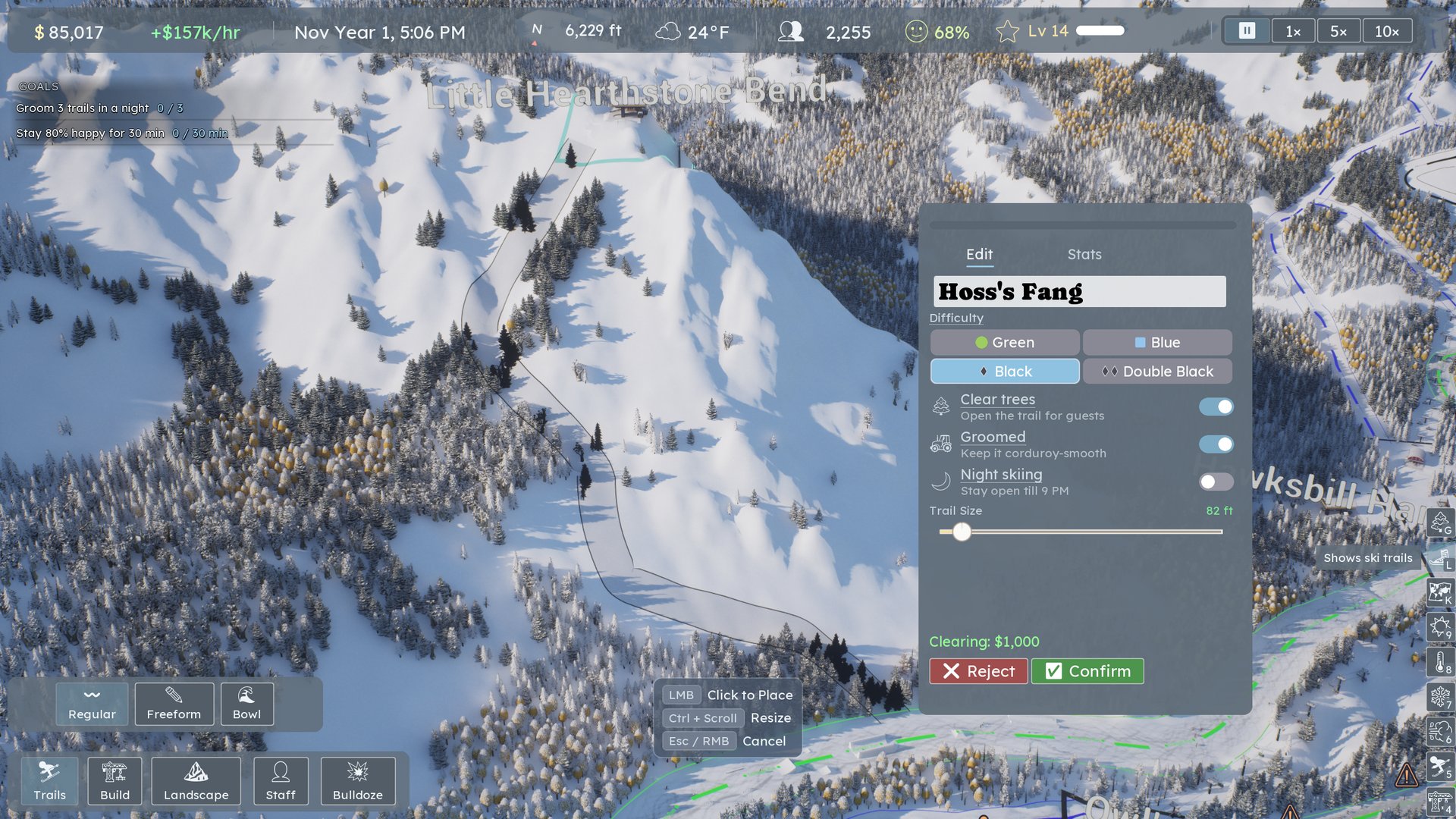 Naming and rating a new trail